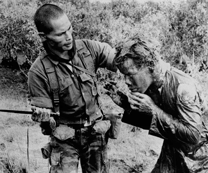 A South Vietnamese Soldier Beat An Nlf Suspect