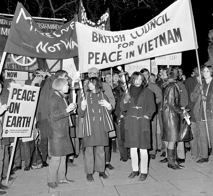 Marchers In London Call For Us To End War In Vietnam